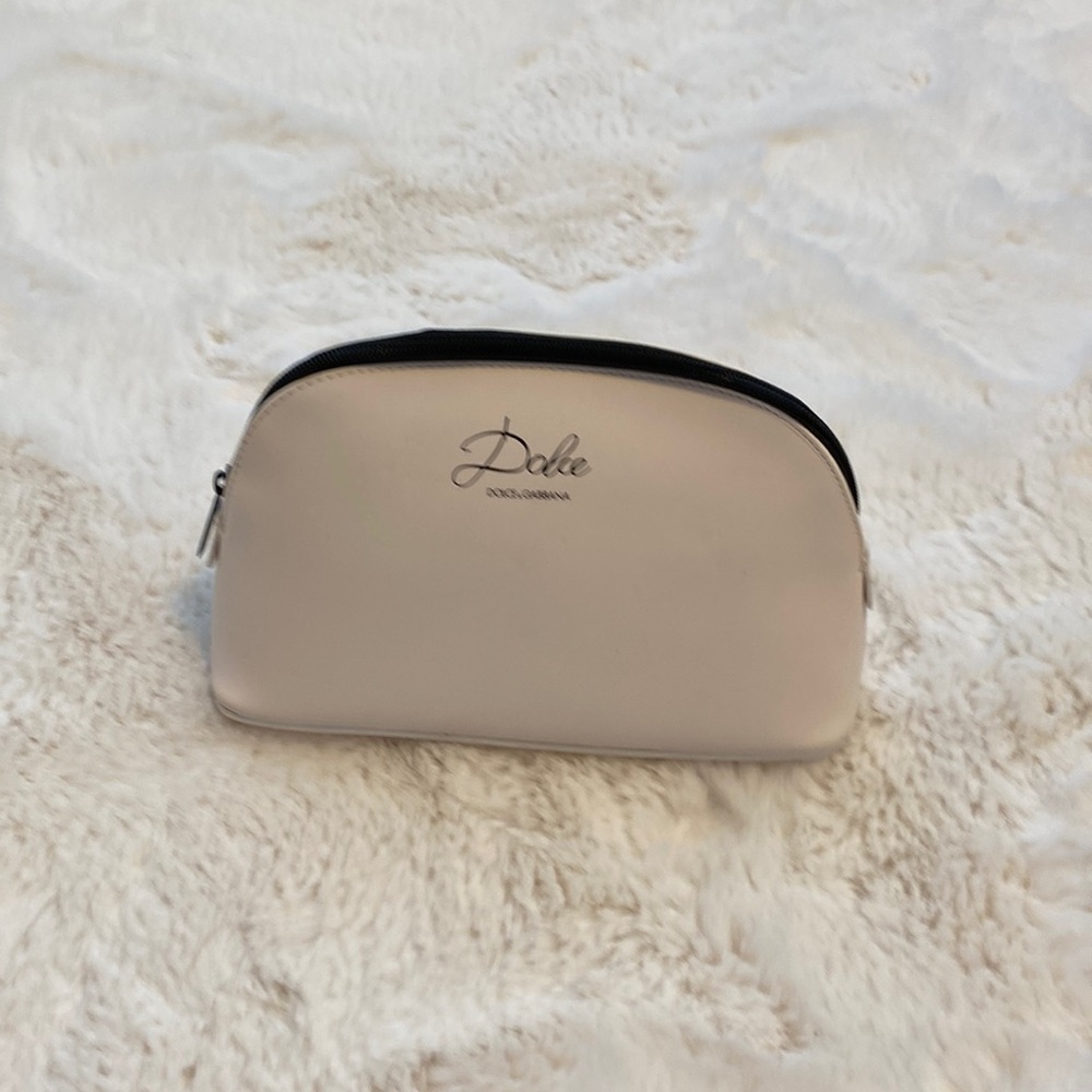 Dolce by Dolce & Gabbana, Small Cosmetic Bag w/Zipper. Never used.